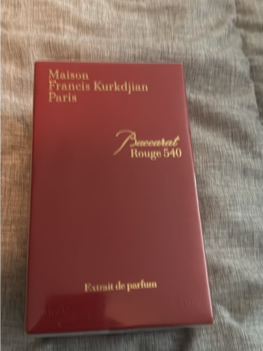 Maison Francis Kurkdjian Baccarat Rouge 540 Extrait - Red with Gold Foil